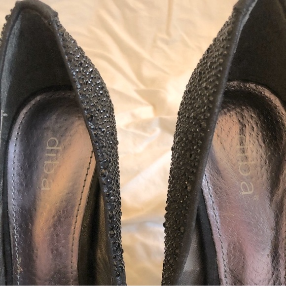 DIBA Black Rhinestone Embellished Heels (US 7.5M) - Picture 12 of 16